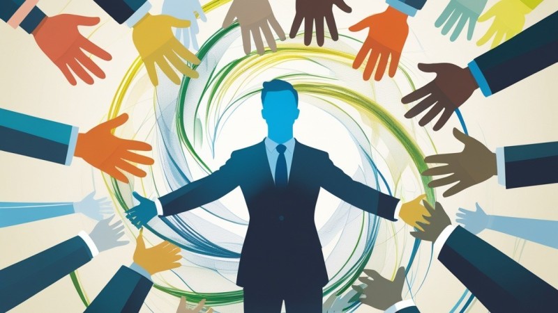 LinkedIn para a instituição financeira: turbine-o
